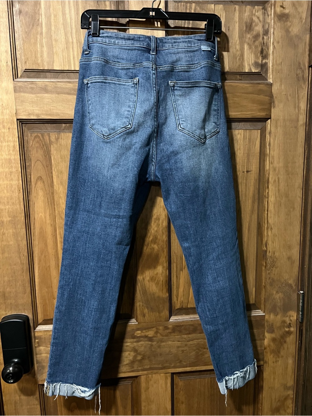 Women's Ankle Crop Blue Denim Jeans